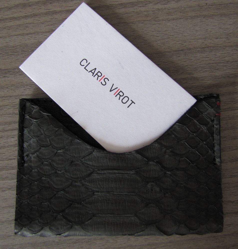 porte carte python Claris Virot