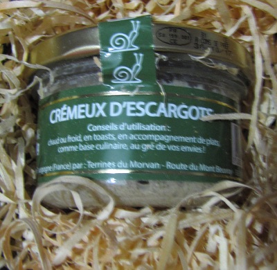 cremeux escargots - mets vins