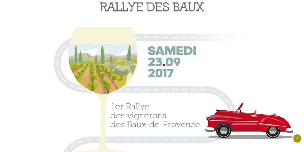 affiche rallye des baux