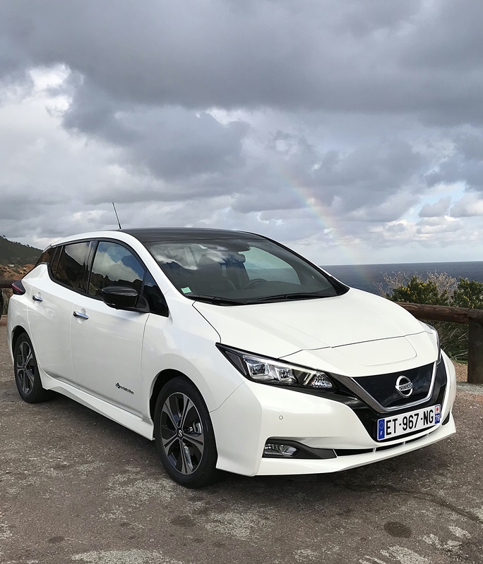 nissan leaf arc en ciel