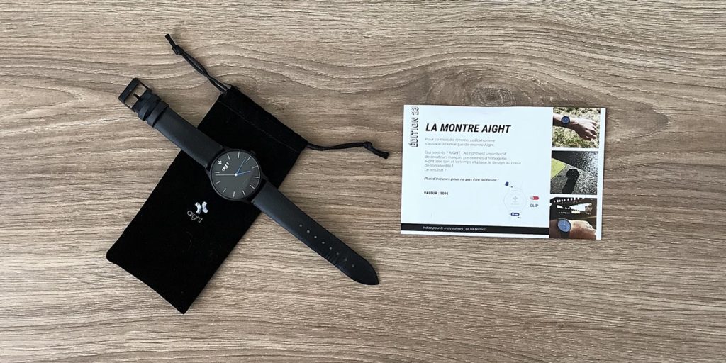 aight watch la box homme