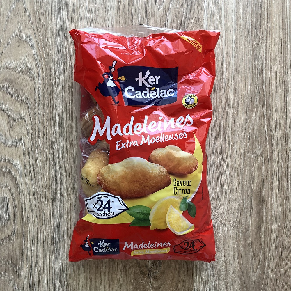 KER CADELAC - MADELEINES EXTRA MOELLEUSES SAVEUR CITRON Paquet de