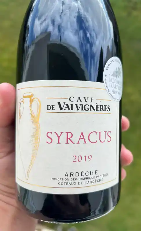 Cave de Valvignières: Vin Syracus 2019