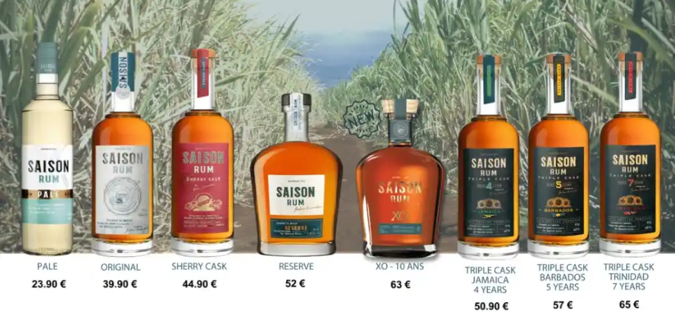 gamme saison rum