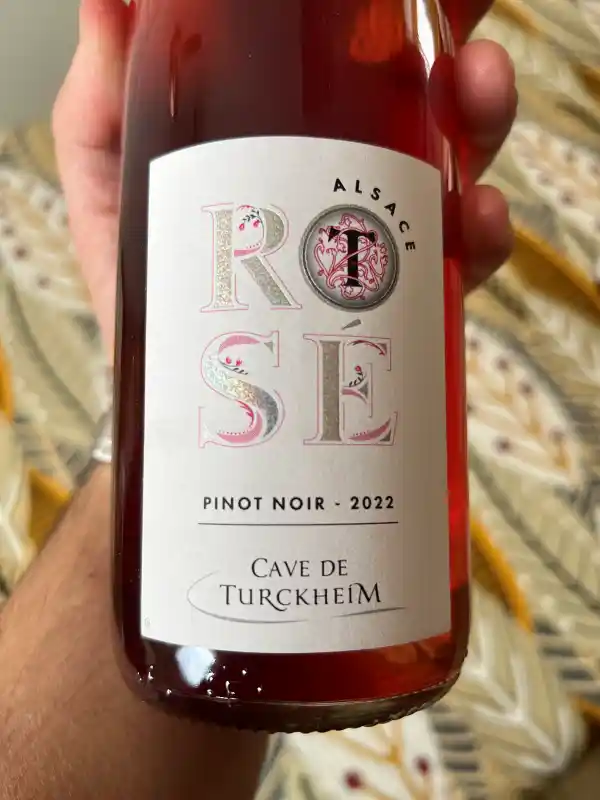 pinot noir rose 2022 - cave de turckheim