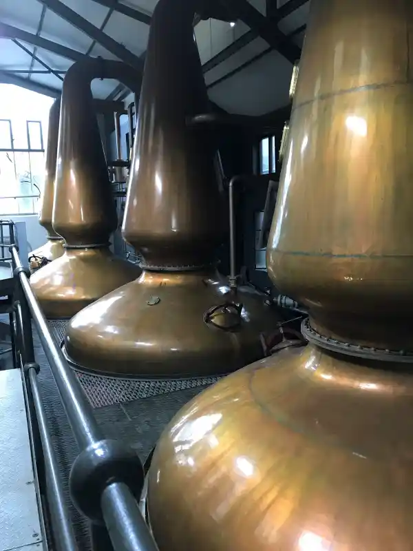 Alambic typique des distilleries de whisky